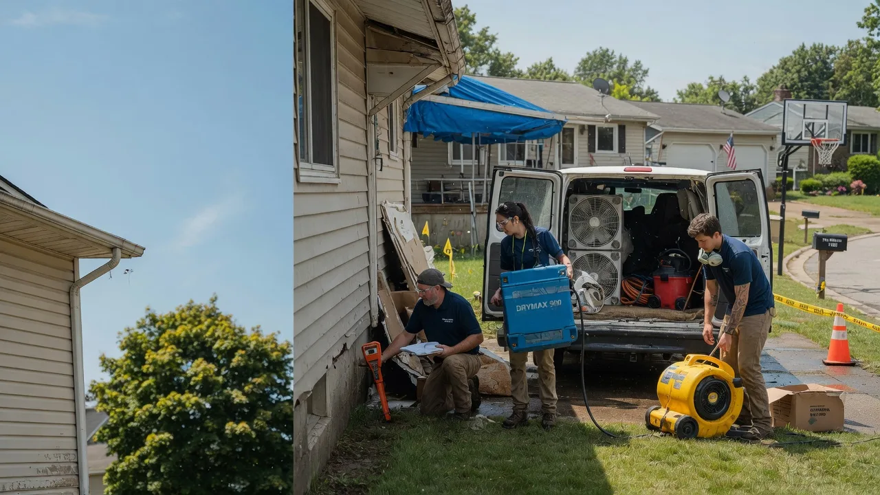 Ceiling Leak Cleanup in Oak Hill, OH near me