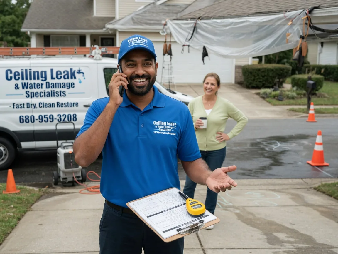 Ceiling Leak Cleanup Oak Hill, OH FAQs